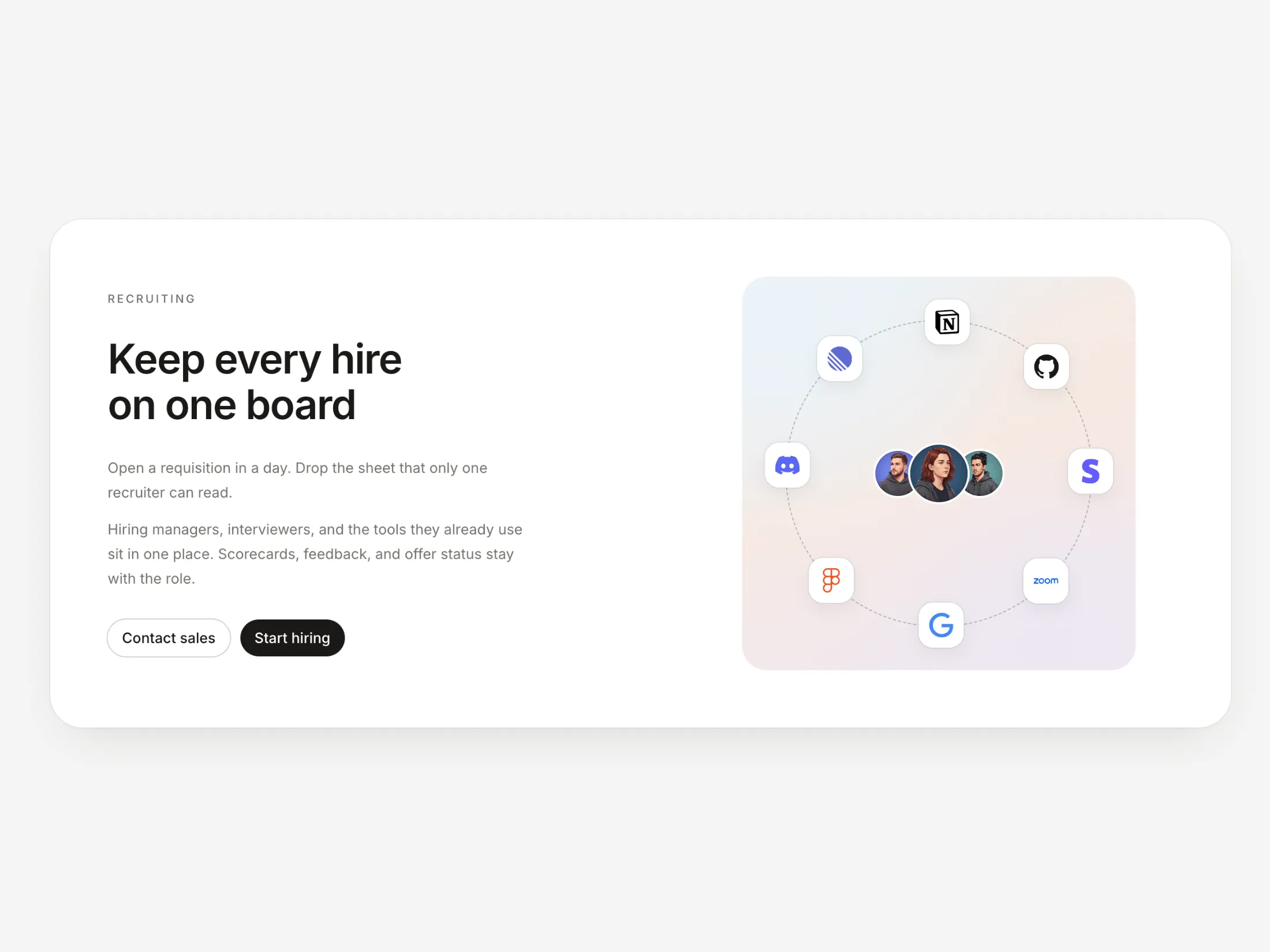 CTA With Right Gradient And Animation
