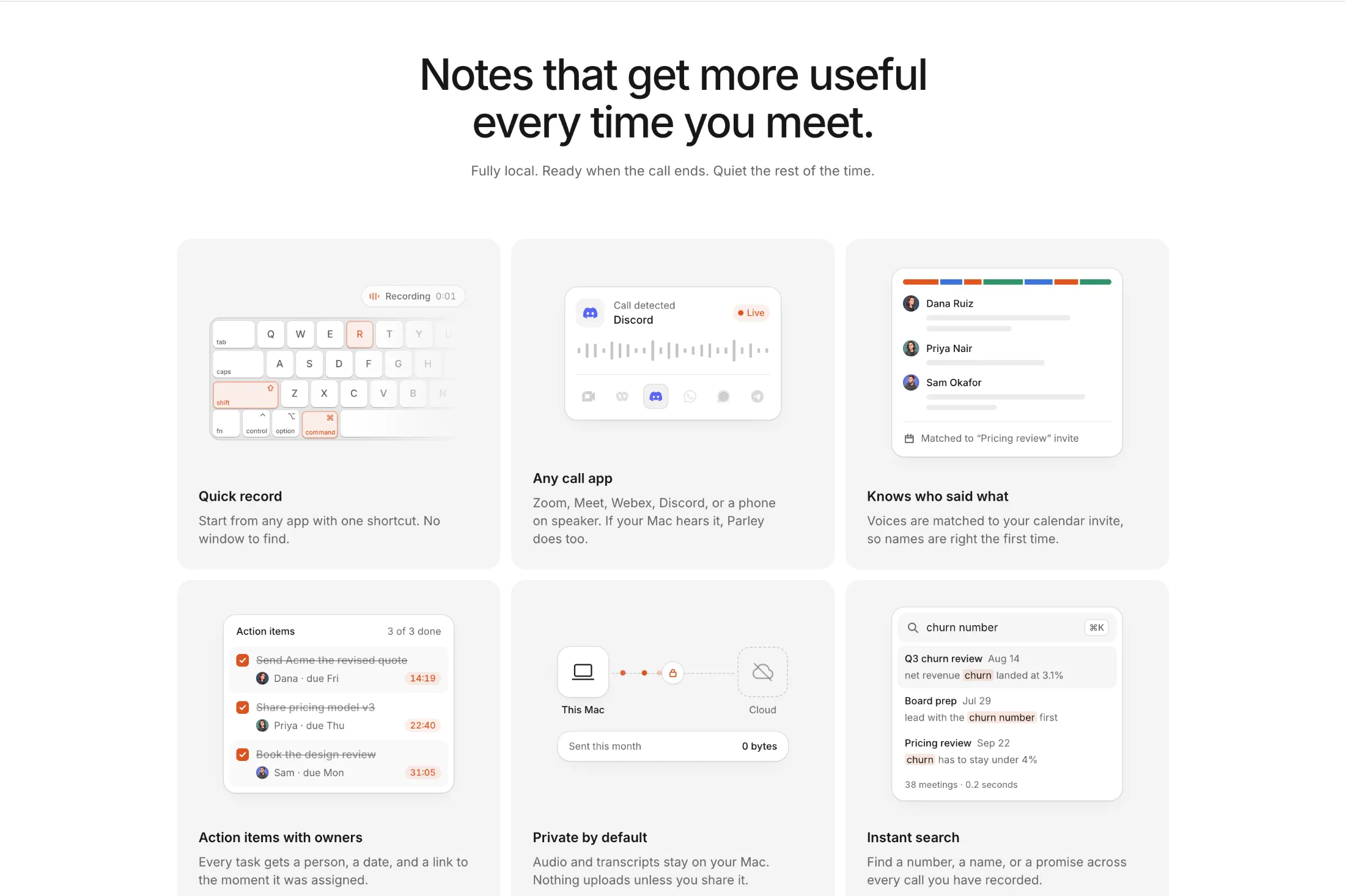 Feature Grid With Illustrations And Bento