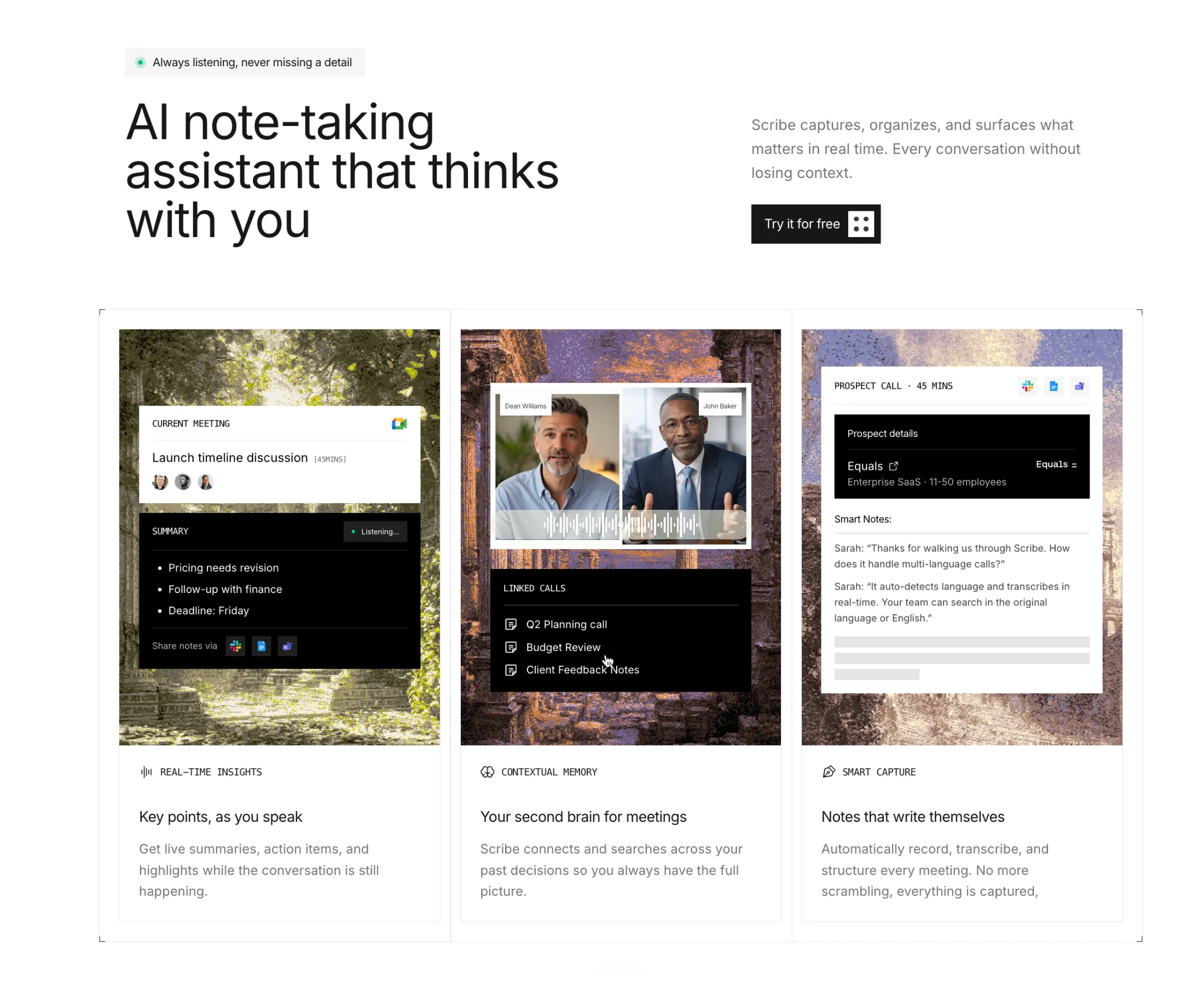 Features With Square Edges