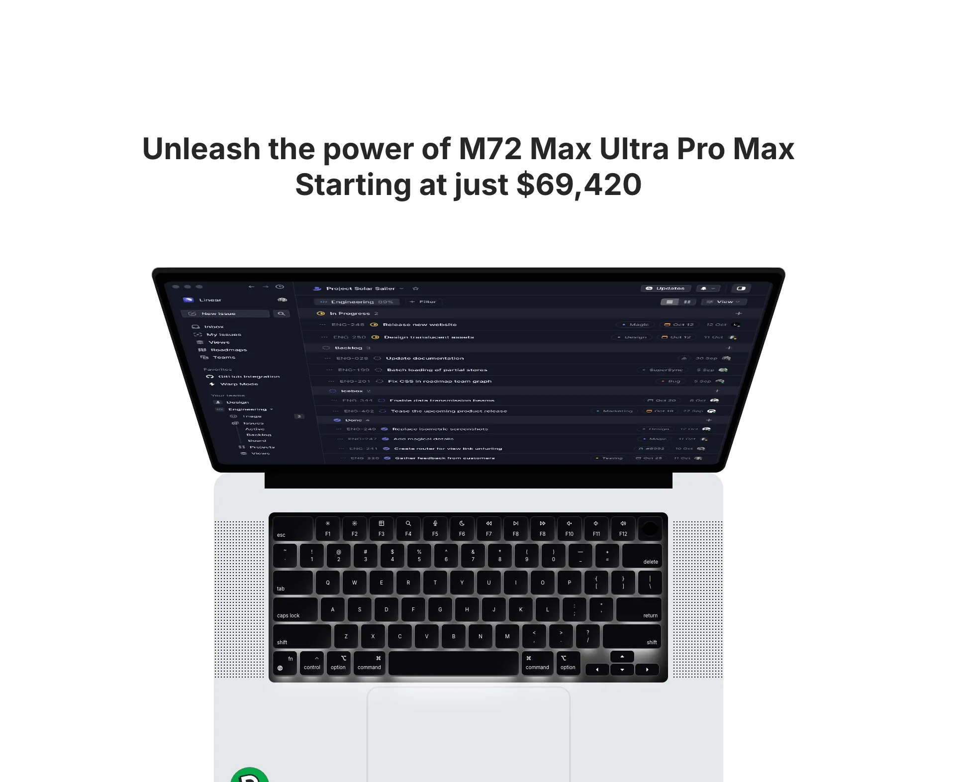 MacBook scroll