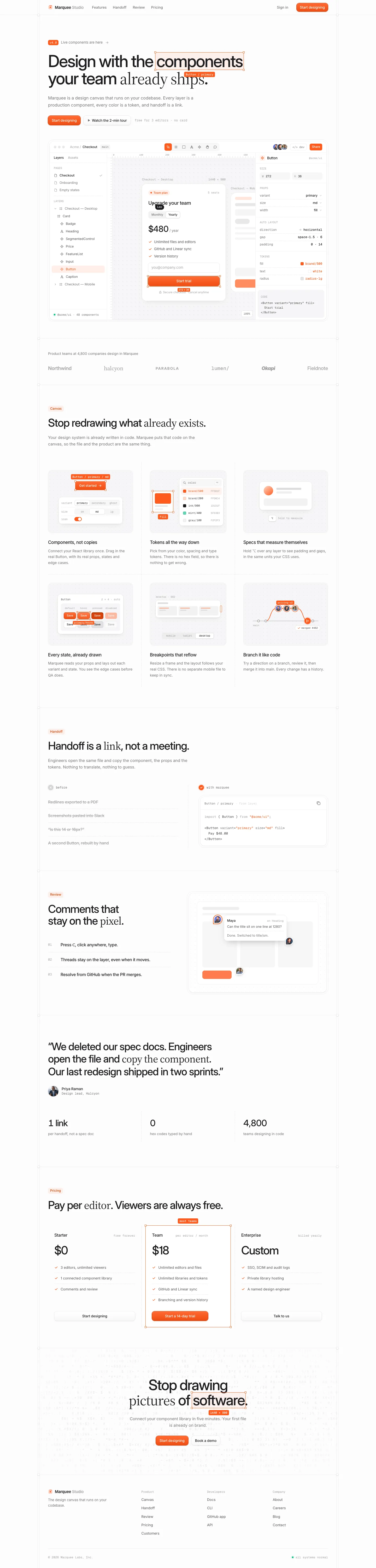 Product Landing Page