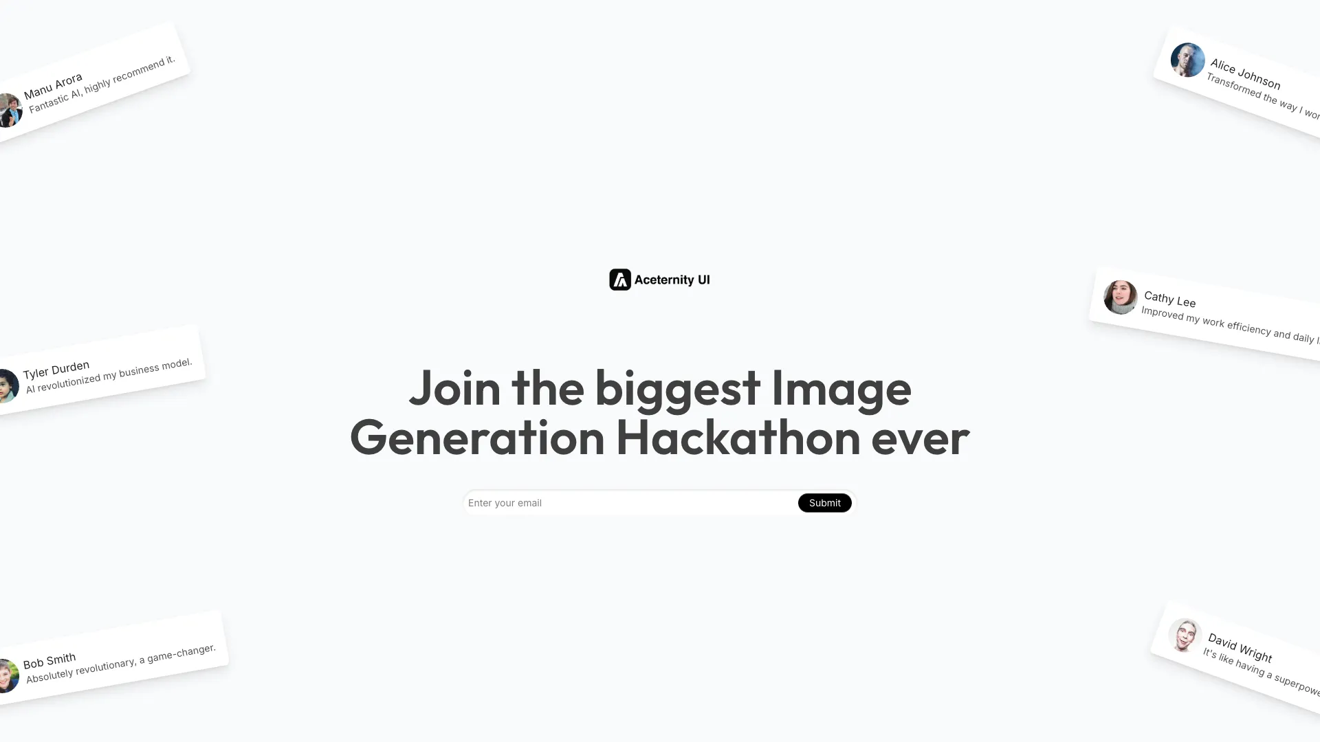 Centered Around Testimonials