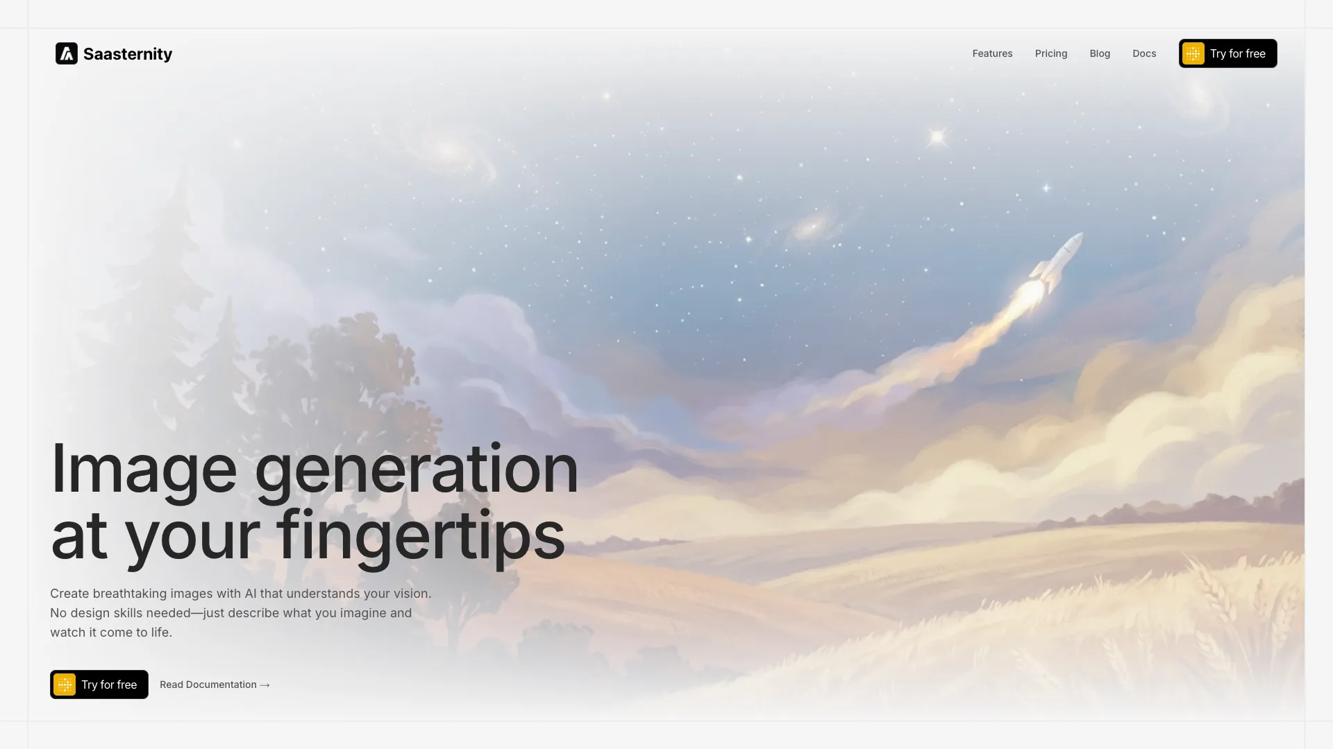 Hero With Background And Navbar