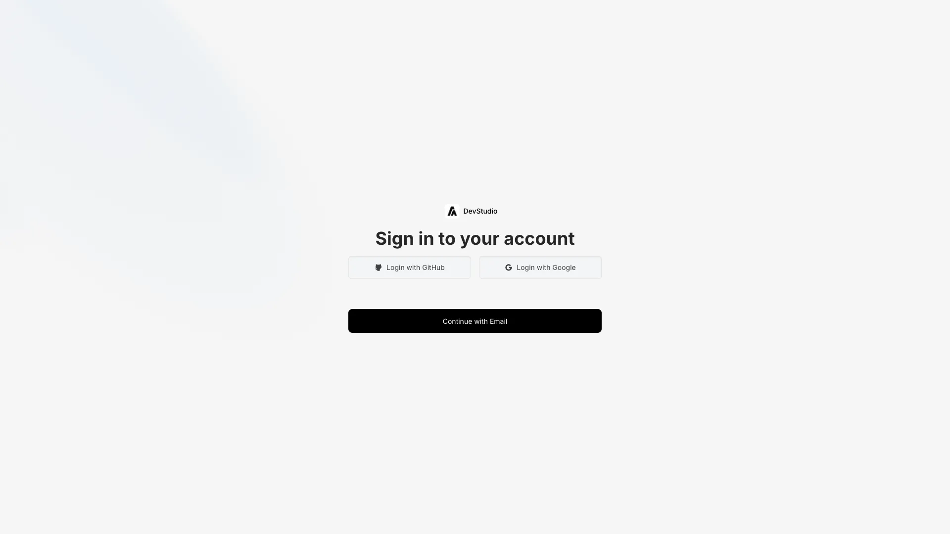 Login With Socials And Email