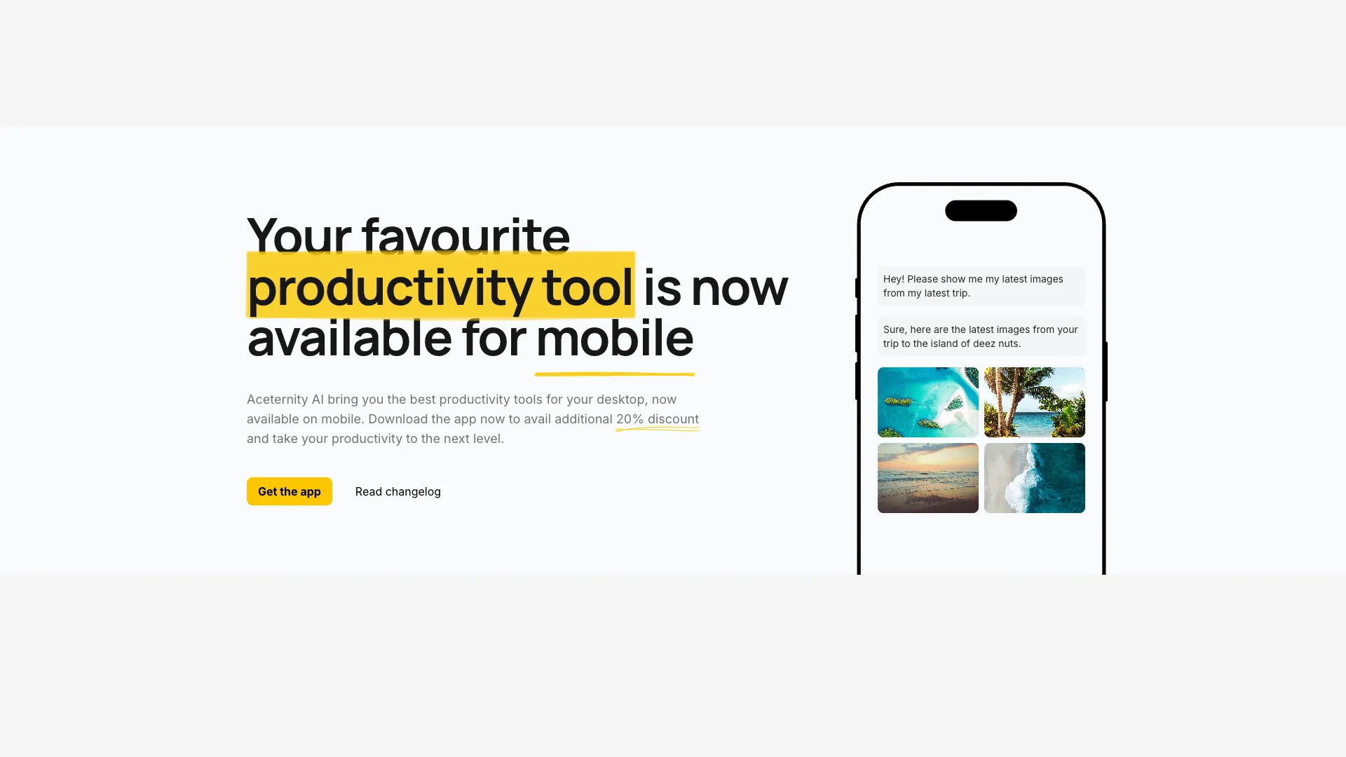 Playful Hero Section