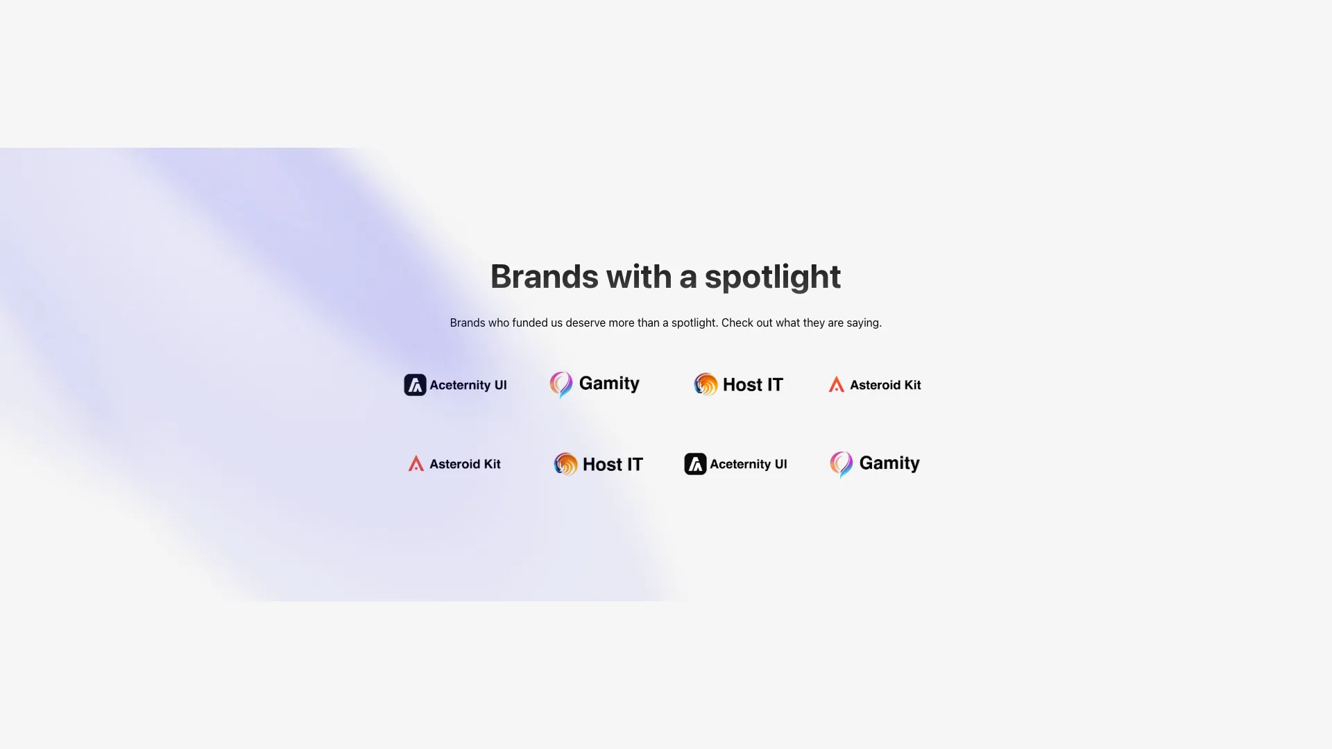 Spotlight Logo Cloud